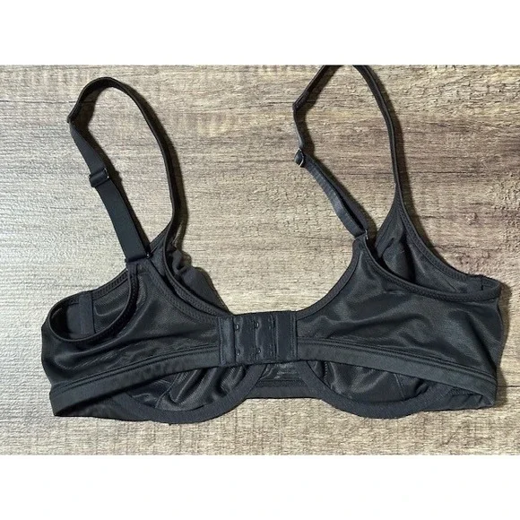 NWOT Bali 34C Black Lace Unlined Underwire Bra Style - Picture 4 of 5